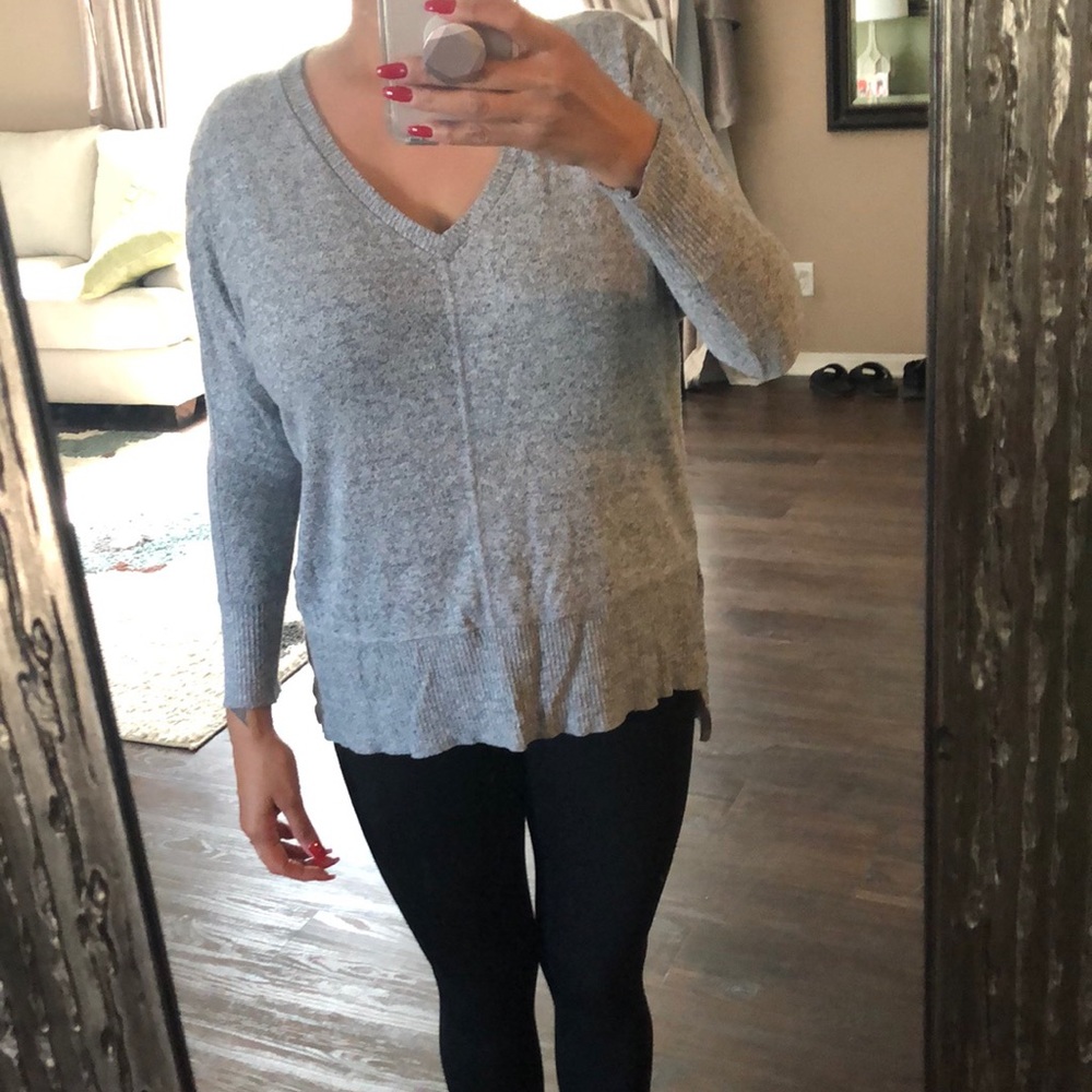 Over sized gray sweater